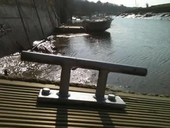 Repair pontoon private mooring Lewes River Ouse 
